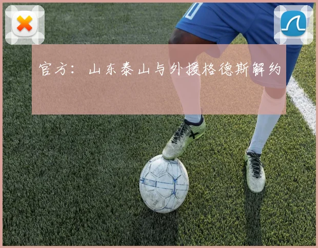官方：山东泰山与外援格德斯解约