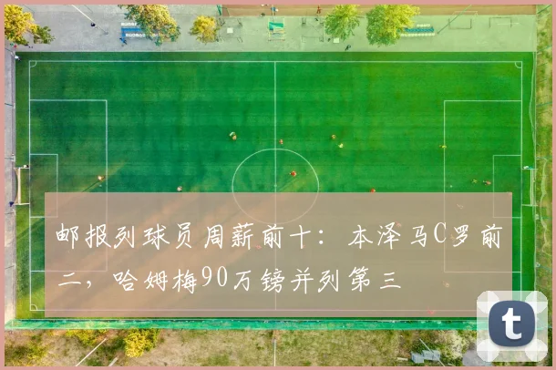 邮报列球员周薪前十：本泽马C罗前二，哈姆梅90万镑并列第三
